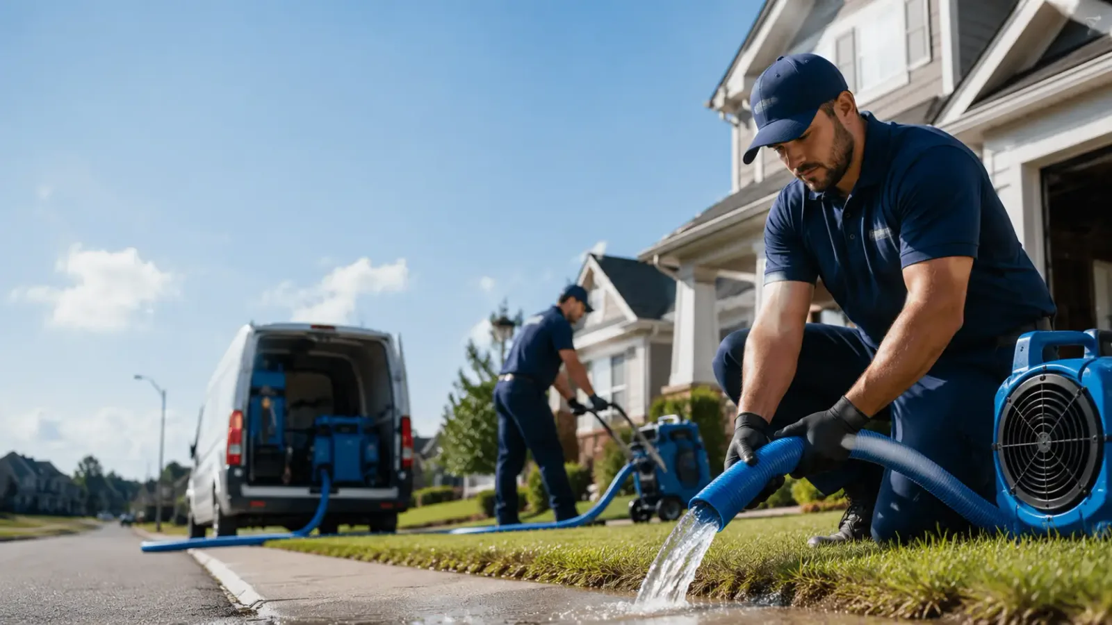 Flood Damage Restoration in Dow, IL